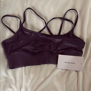 The Noli Shop Purple Sports Bra